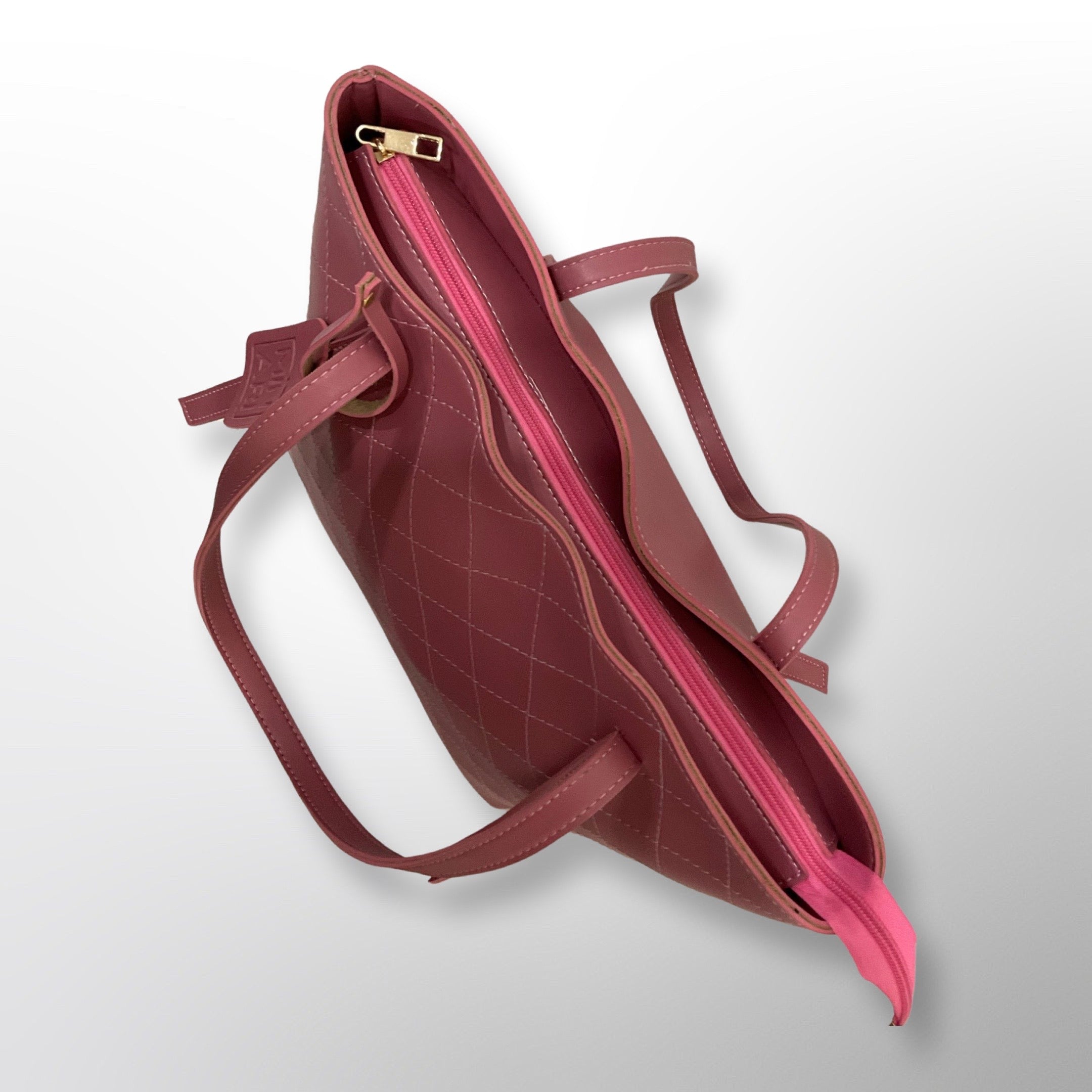 Sofia Pink Shoulder Tote Bag