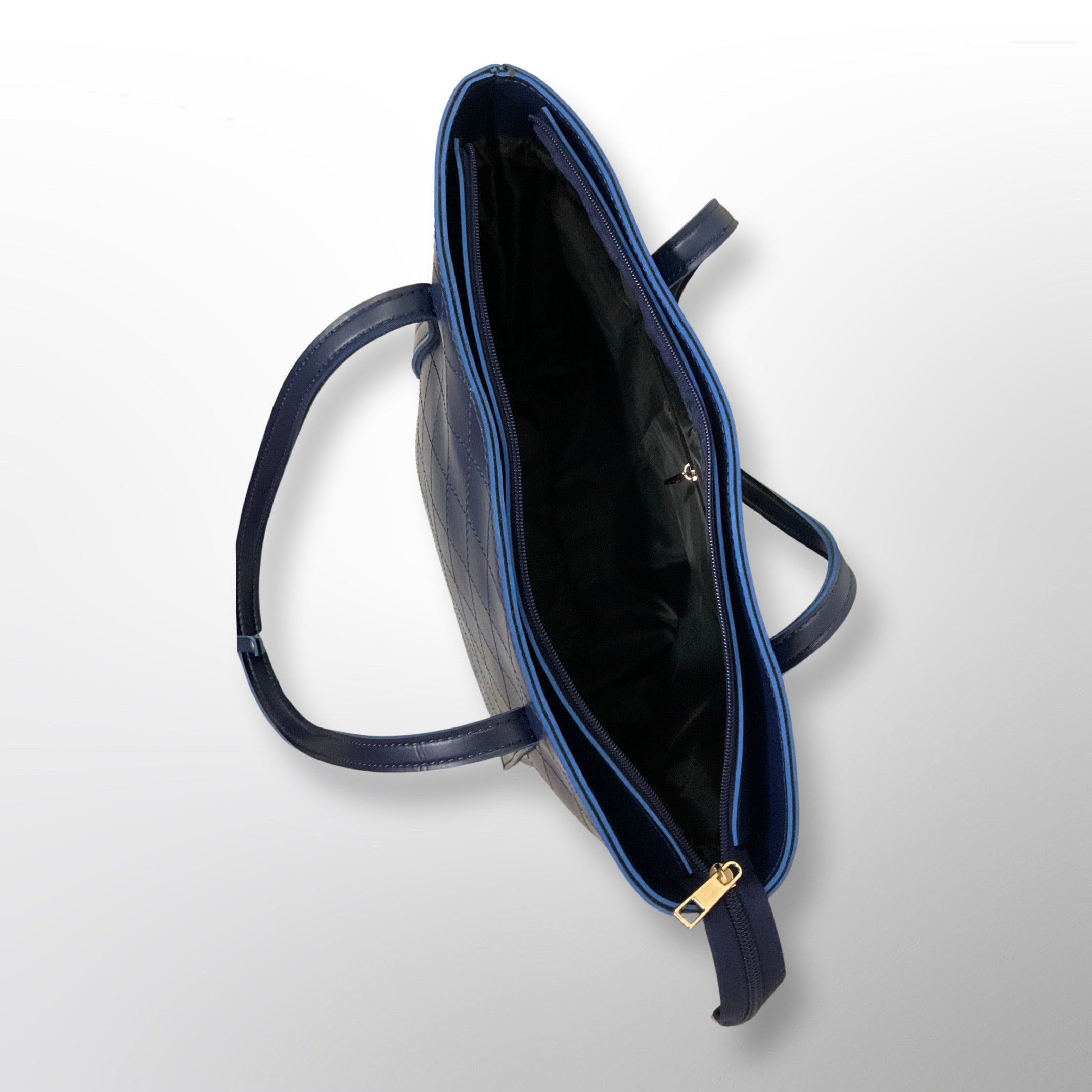 Sofia Blue Shoulder Tote Bag