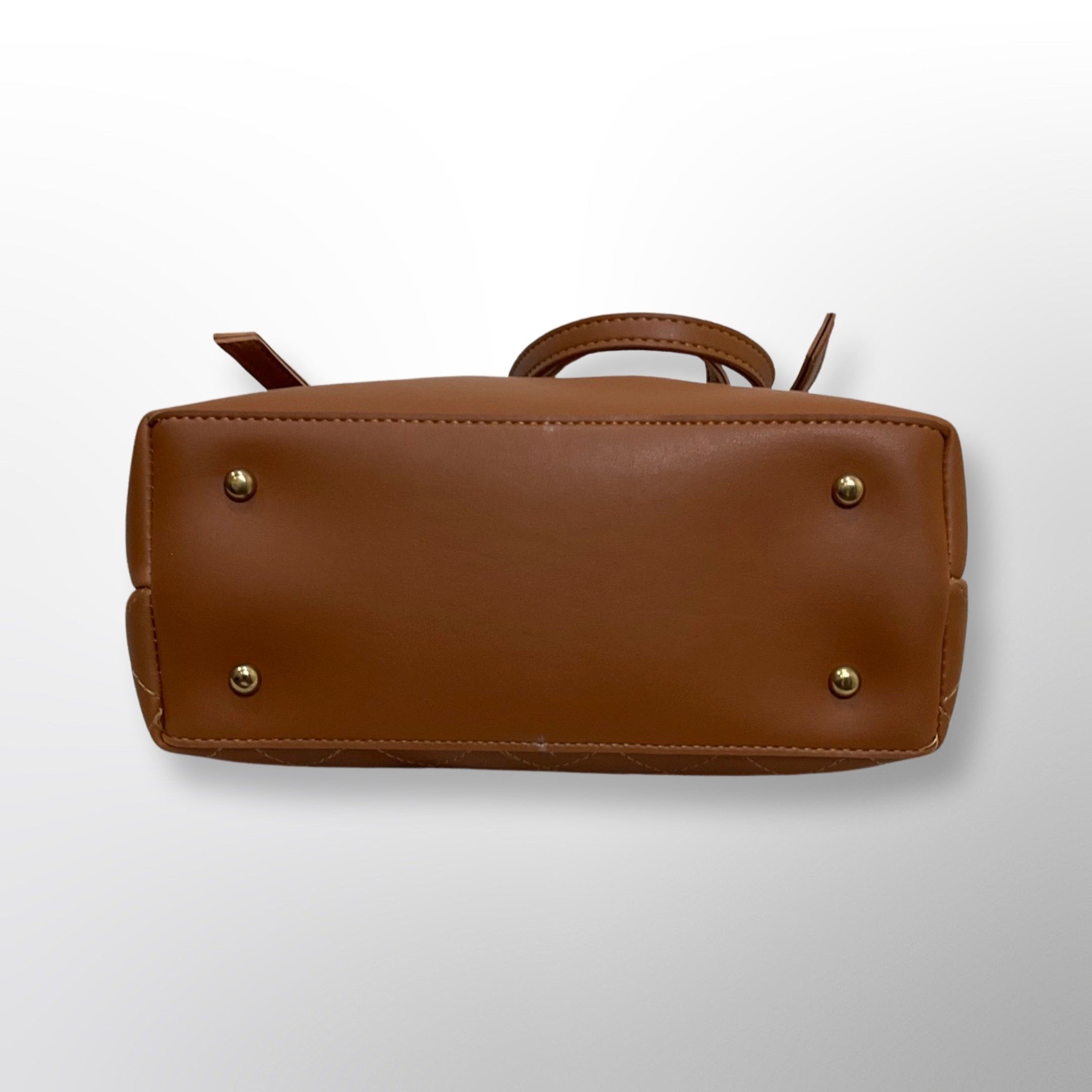 Sofia Light Brown Shoulder Tote Bag