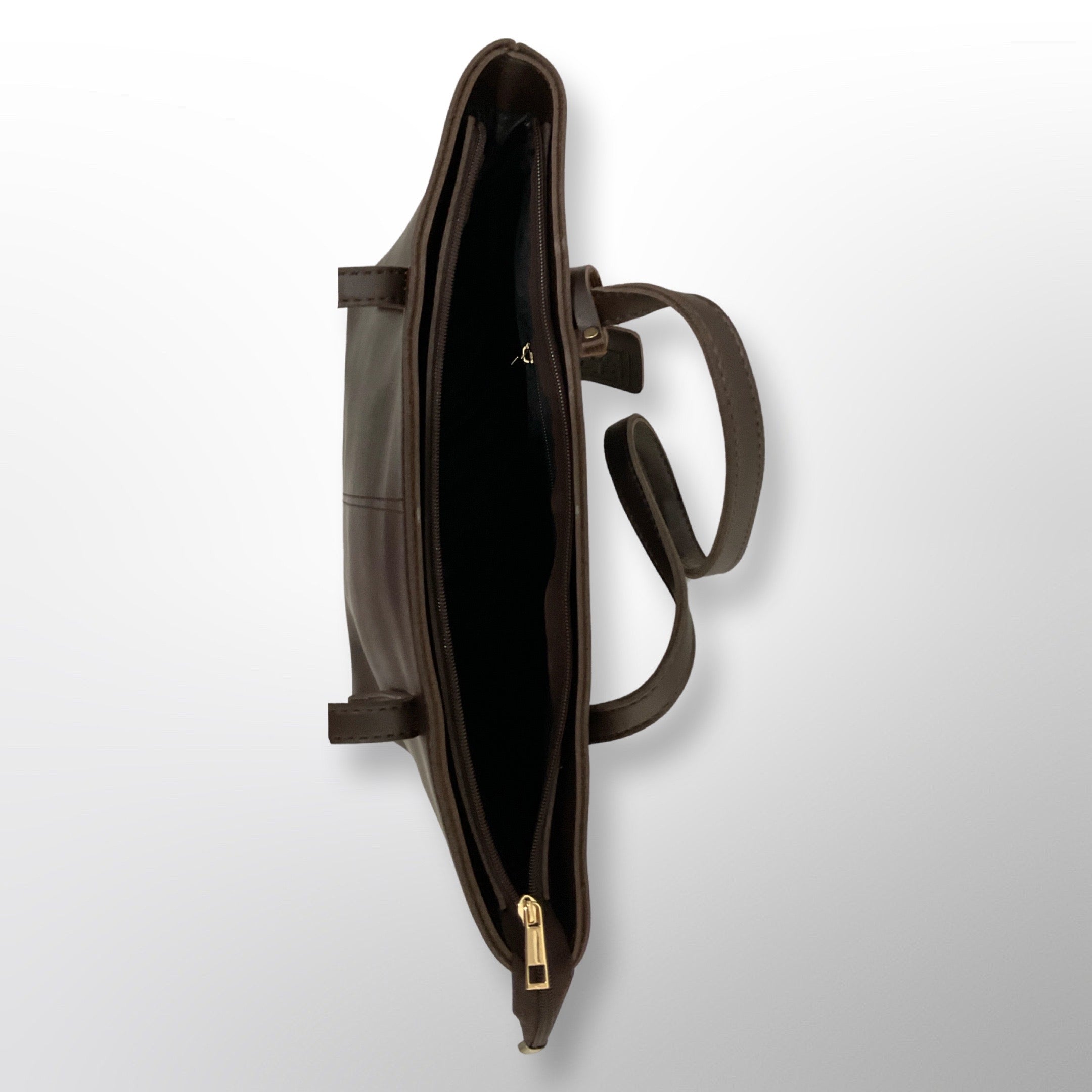 Sofia Brown Shoulder Tote Bag