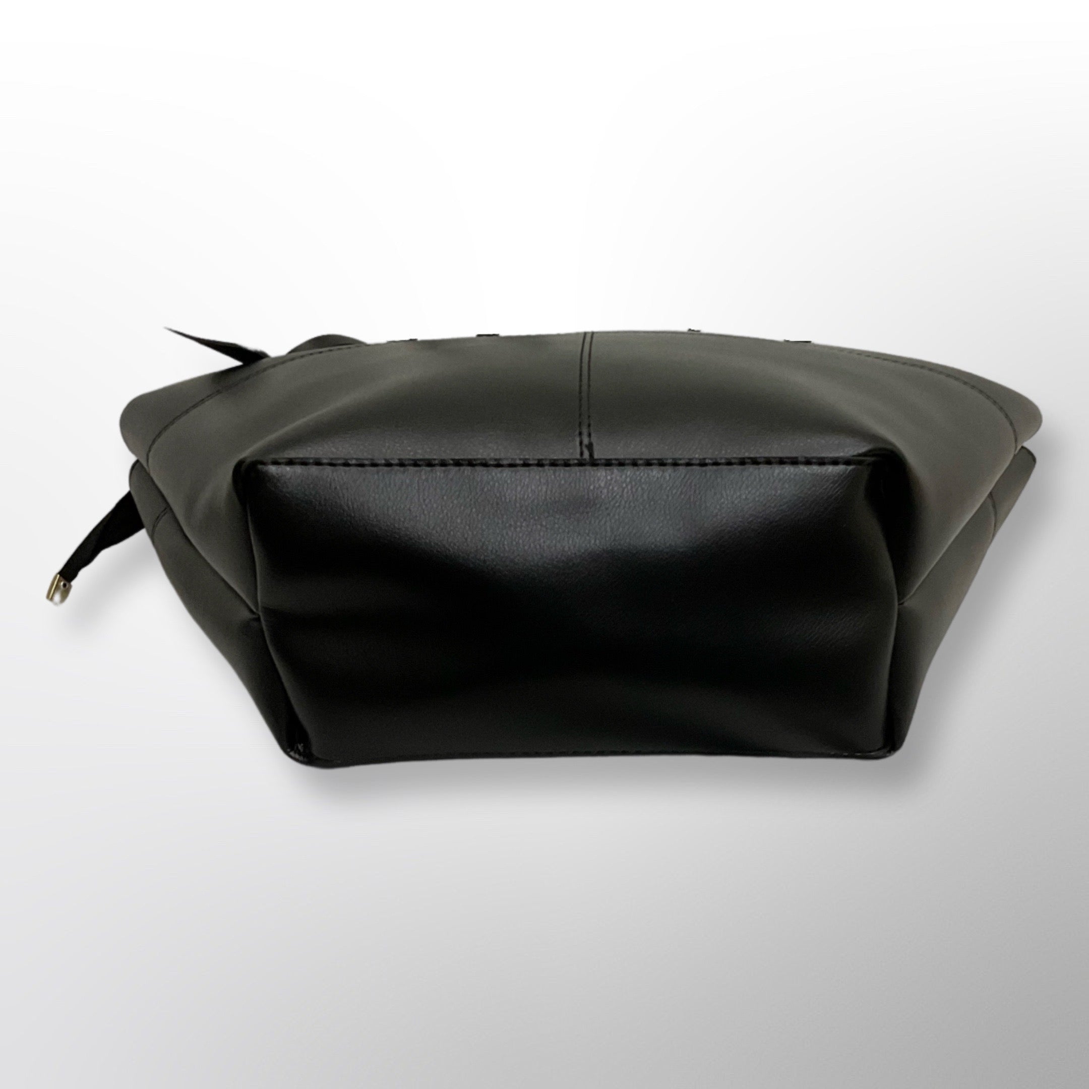 Carly Black Shoulder Tote Bag