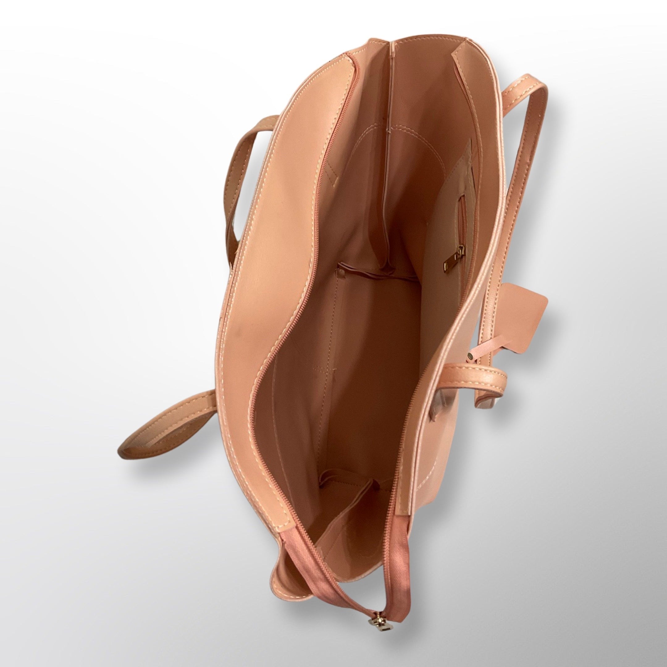 Carly Tea Pink Shoulder Tote Bag