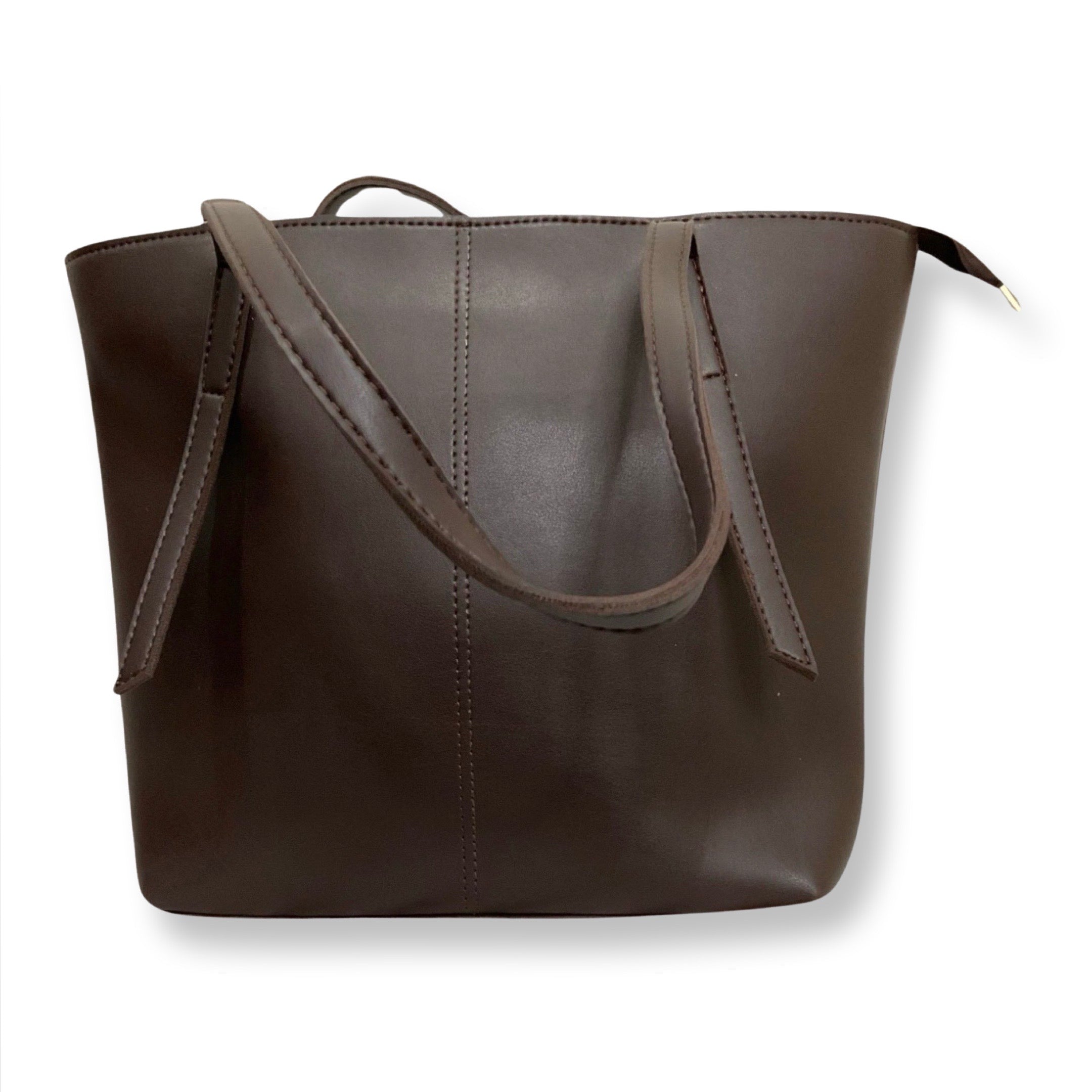 Sofia Brown Shoulder Tote Bag