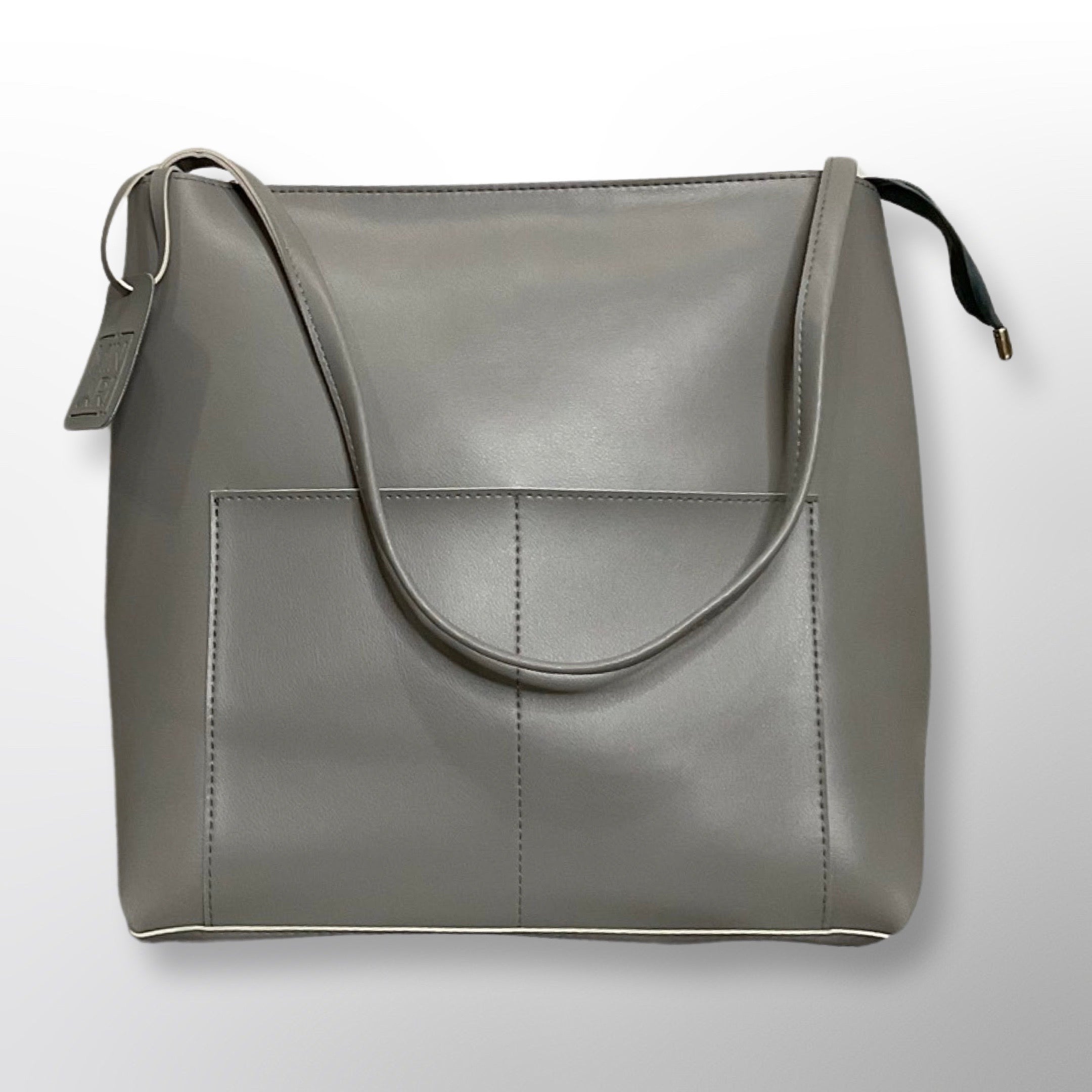 Luna Grey Shoulder Tote Bag