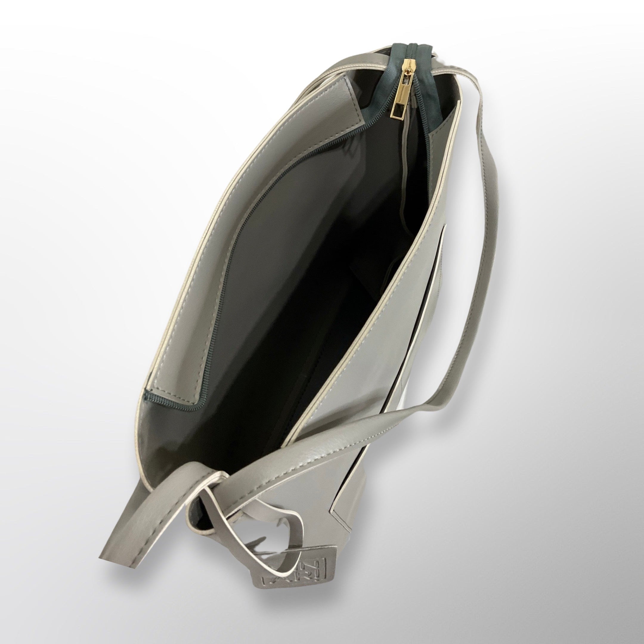 Luna Grey Shoulder Tote Bag