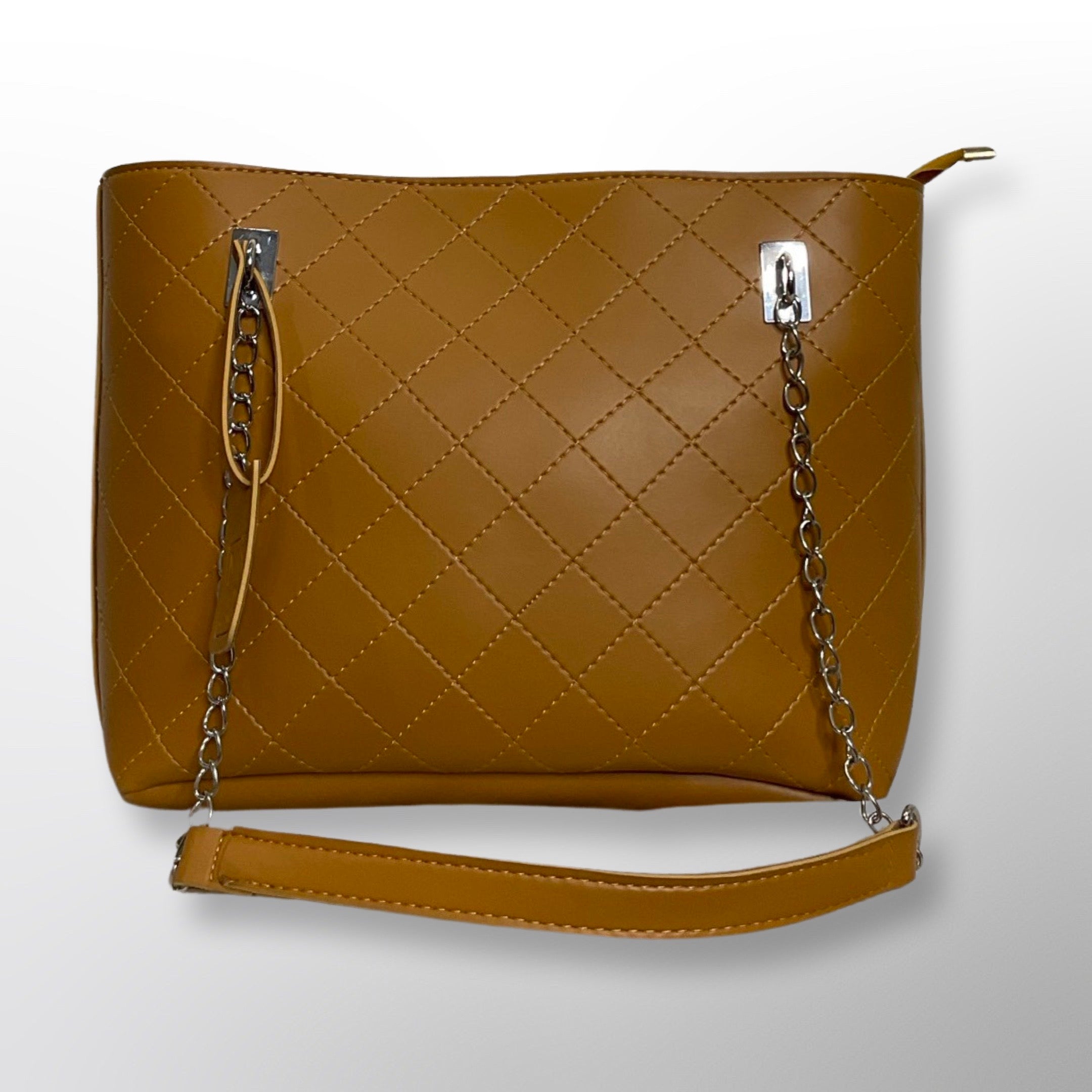 Kate Light Brown Shoulder Tote Bag