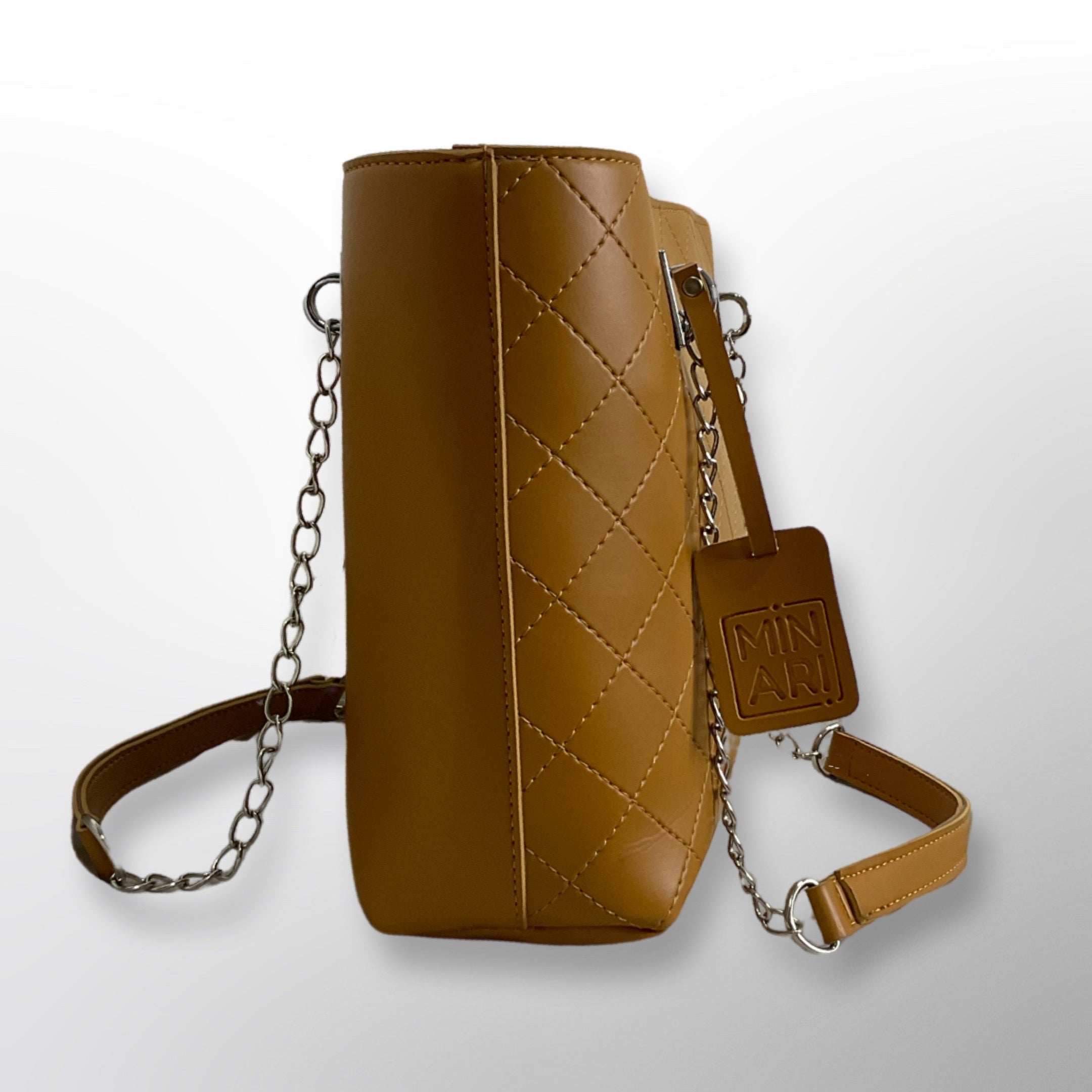 Kate Light Brown Shoulder Tote Bag
