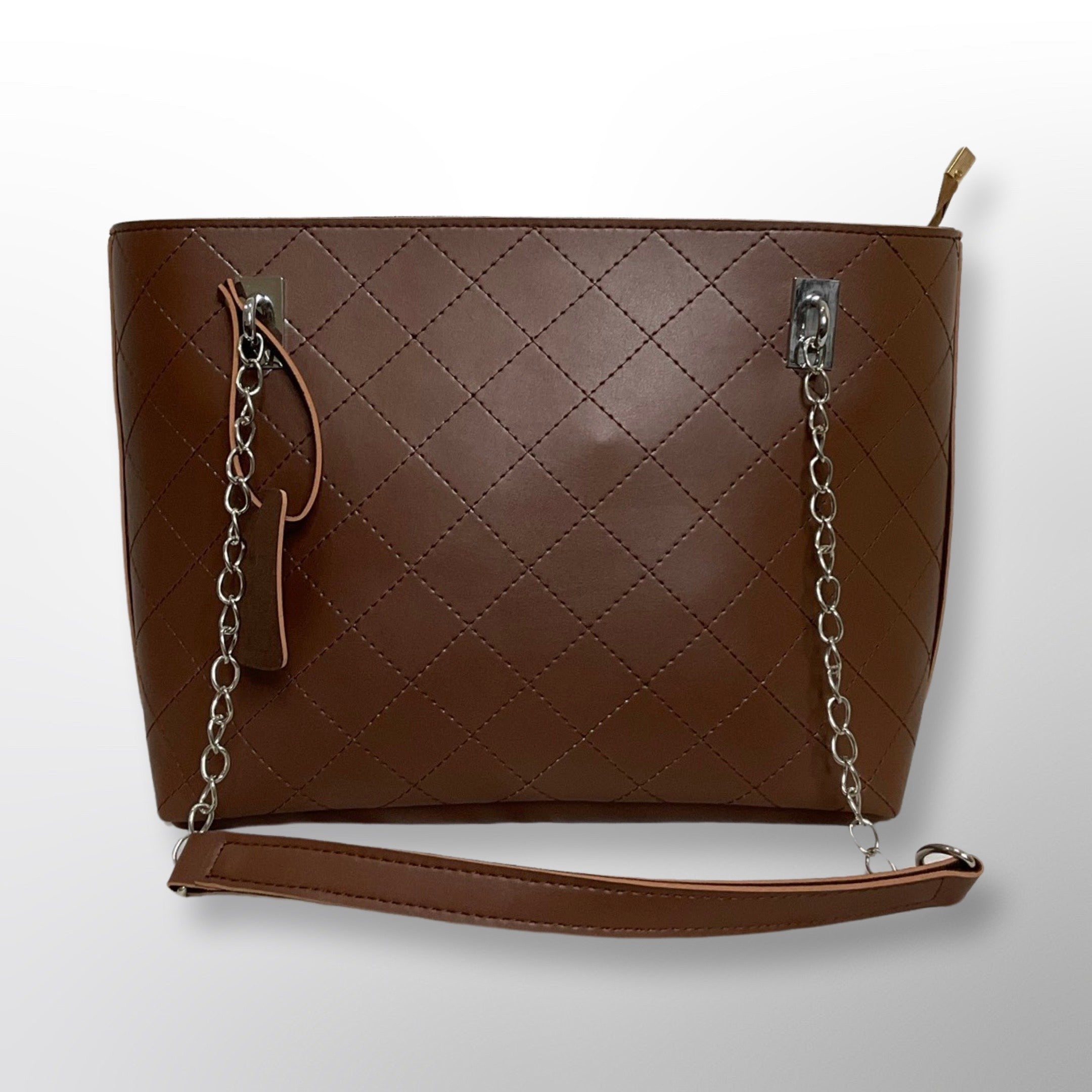 Kate Brown Shoulder Tote Bag