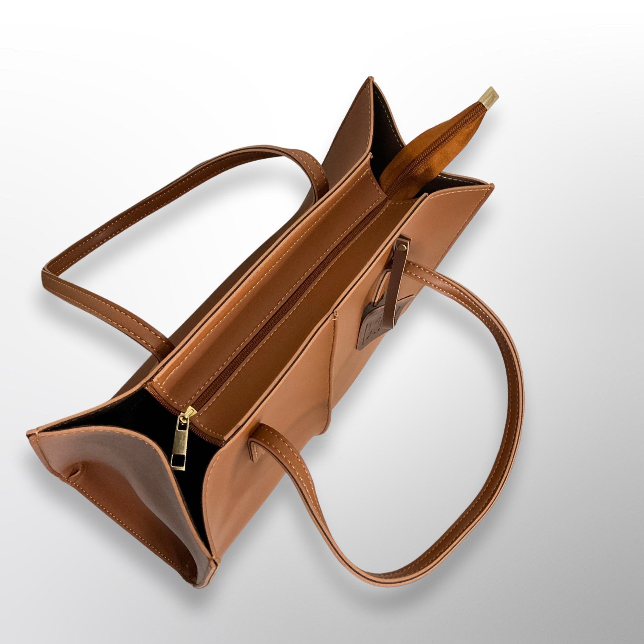 Ivy Brown Tote Shoulder Bag